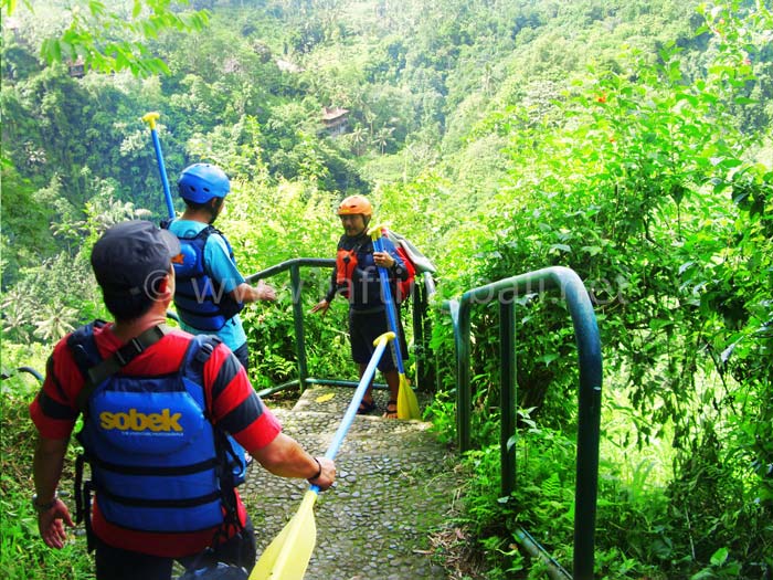 Stair To Ayung River Ubud