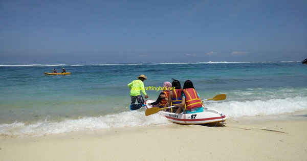 Canoeing At Pandawa Beach - Bali Nature Tourism