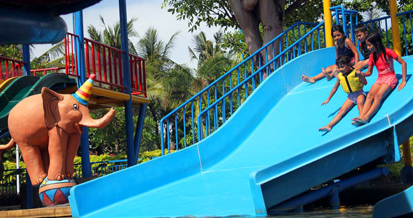 Family Slider Waterpark Kuta Bali