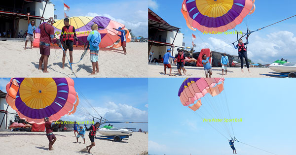 Single Parasailing In Tanjung Benoa Bali