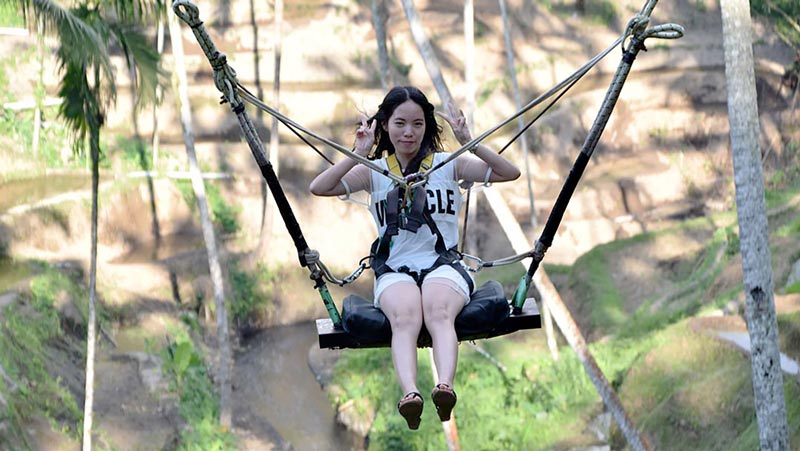 Terrace River Pool Swing Tegalalang Ubud