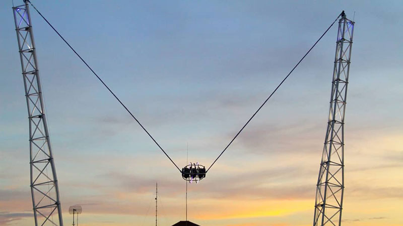 Sunset View During Reverse Bungee Kuta