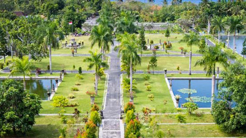 Taman Soekasada Ujung Water Palace View From Top