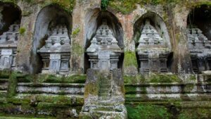 Mystical rock-carved candi at Gunung Kawi Temple