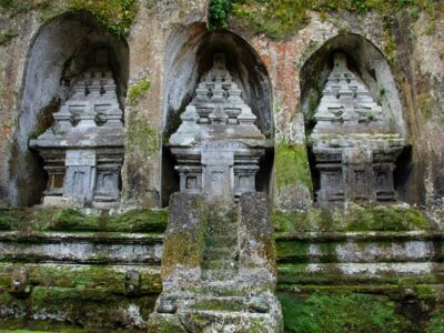 Mystical rock-carved candi at Gunung Kawi Temple