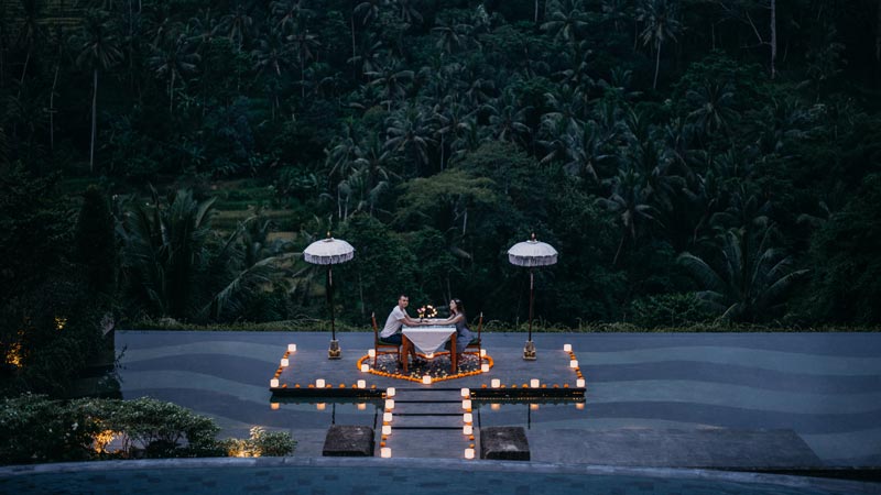 Bali Romantic Dinner Honeymoon