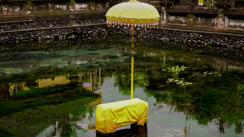 Sacred springs at Tirta Empul near Gunung Kawi