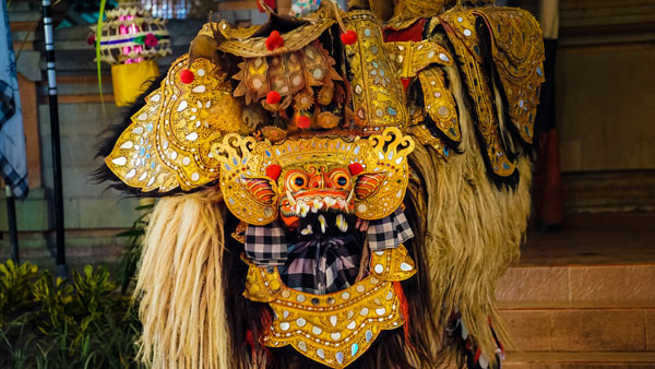 Barong Ket, the Balinese Traditional Lion Dance.