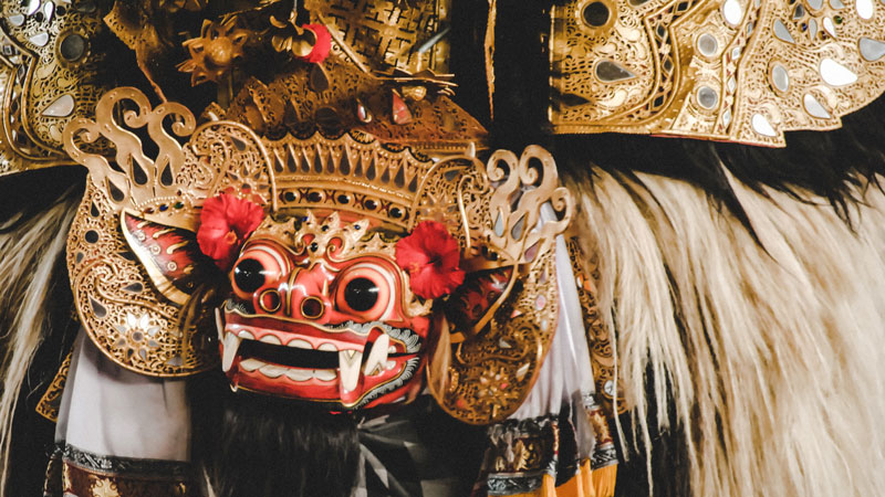 Balinese Barong Dance Performance Saraswati Ubud