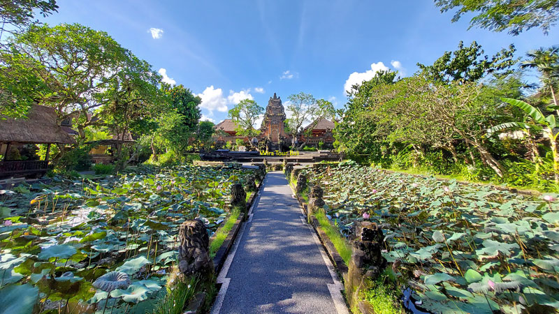 Cultural exploration in Ubud after rafting