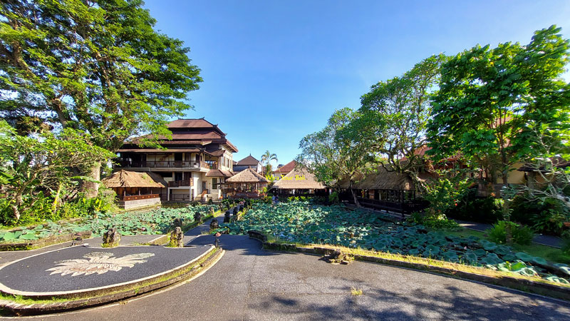 Lush Gardens Saraswati Temple Ubud