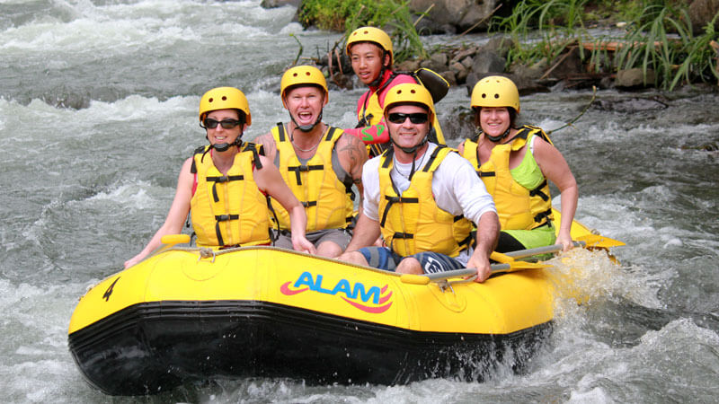 Whitewater Rafting Bali Rapids Adventure