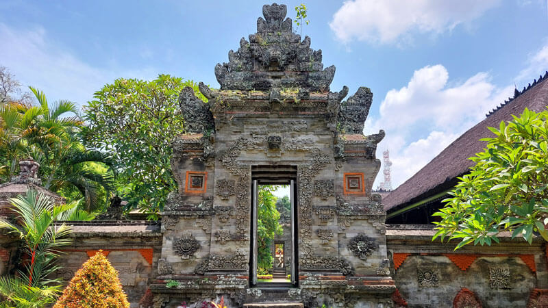 Entrance gate to the Bali Museum in Denpasar