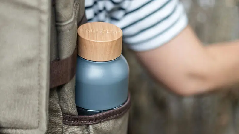 Drinking water packed for a rafting day