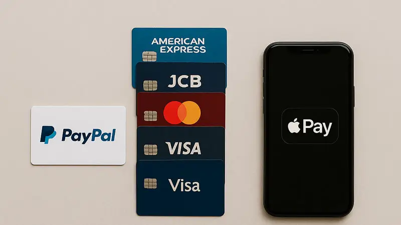 Accepted payment methods for Sobek Rafting Ayung River bookings – PayPal, major credit cards, Apple Pay