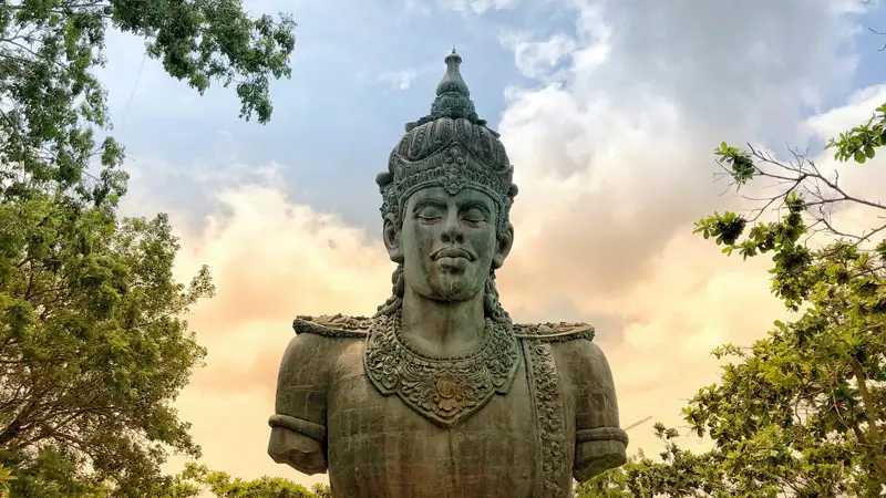 GWK Cultural Park statue at dusk, a major venue for events