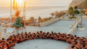 Melasti Kecak Dance Tickets with general admission seating at the amphitheater in Ungasan