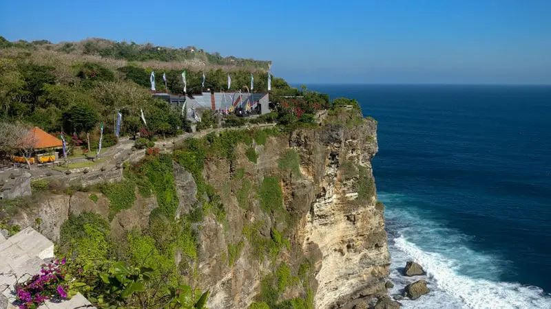 Uluwatu Temple cliff area near the show venue